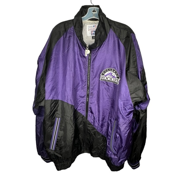 MLB Genuine‎ Merchandise Colorado Rockies Windbreaker Jacket - Picture 1 of 6